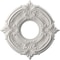 Ekena Millwork Attica PVC Medallion (Canopies up to 4 1/8"), 10"OD x 3 1/2"ID x 3/4"P, Satin Blossom White CMP10ATGBW - alternate 1